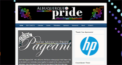 Desktop Screenshot of abqpride.com